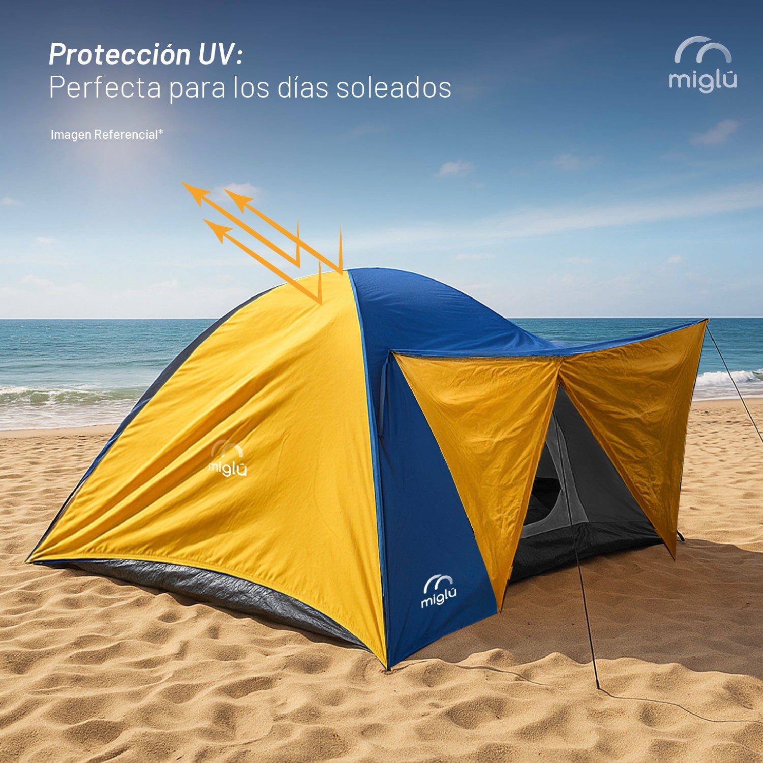 Carpa Camping Para 4 personas outdoor Miglu