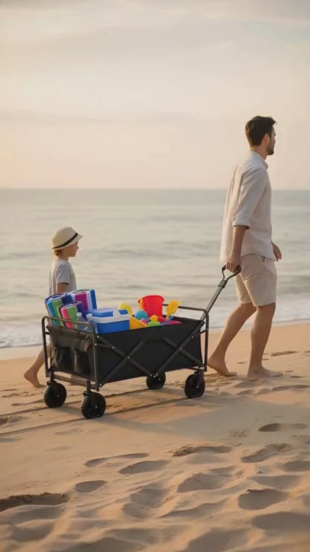 Carrito Plegable Camping Playa Niños Carro Yegua 100kg